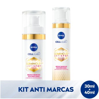 Kit NIVEA Antimanchas - Sérum Luminous 630 30ml e Fluído Protetor FPS 50 Luminous 630 40ml