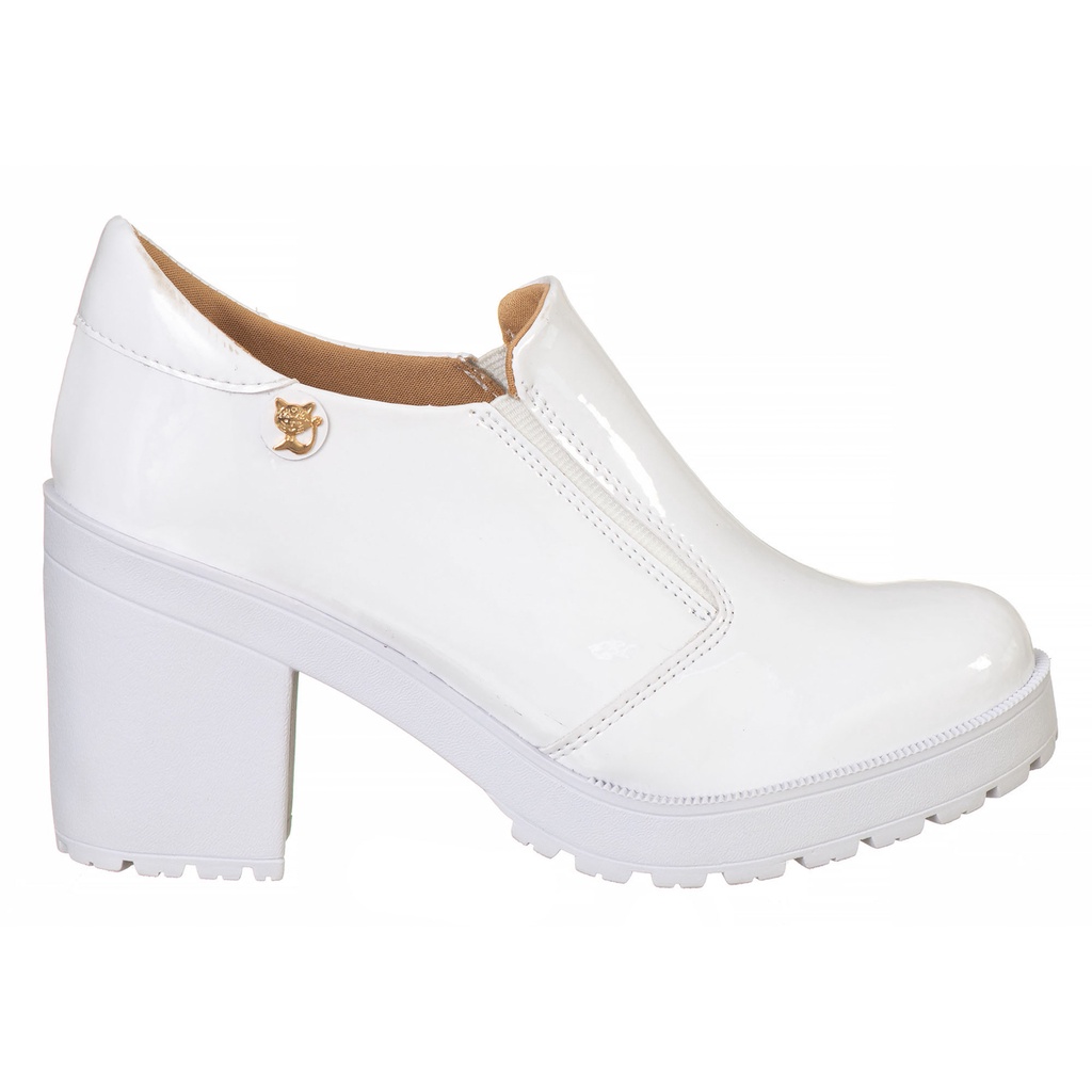 sapato oxford feminino salto médio