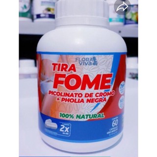 Tira Fome Picolinato de Cromo + Pholia Negra | 60 Cápsulas