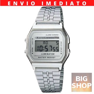 RELÓGIO CASEMO Vintage Feminino Masculino WR | ENVIO IMEDIATO PRATA preto relógiode metal pulseira prata tipo casemo vintage luminator feminino masculino dourado wr f 91