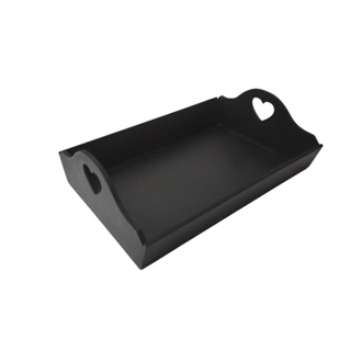 Bandeja p/ Cantinho do Café com alça de Coração - em MDF em Oferta na Shopee