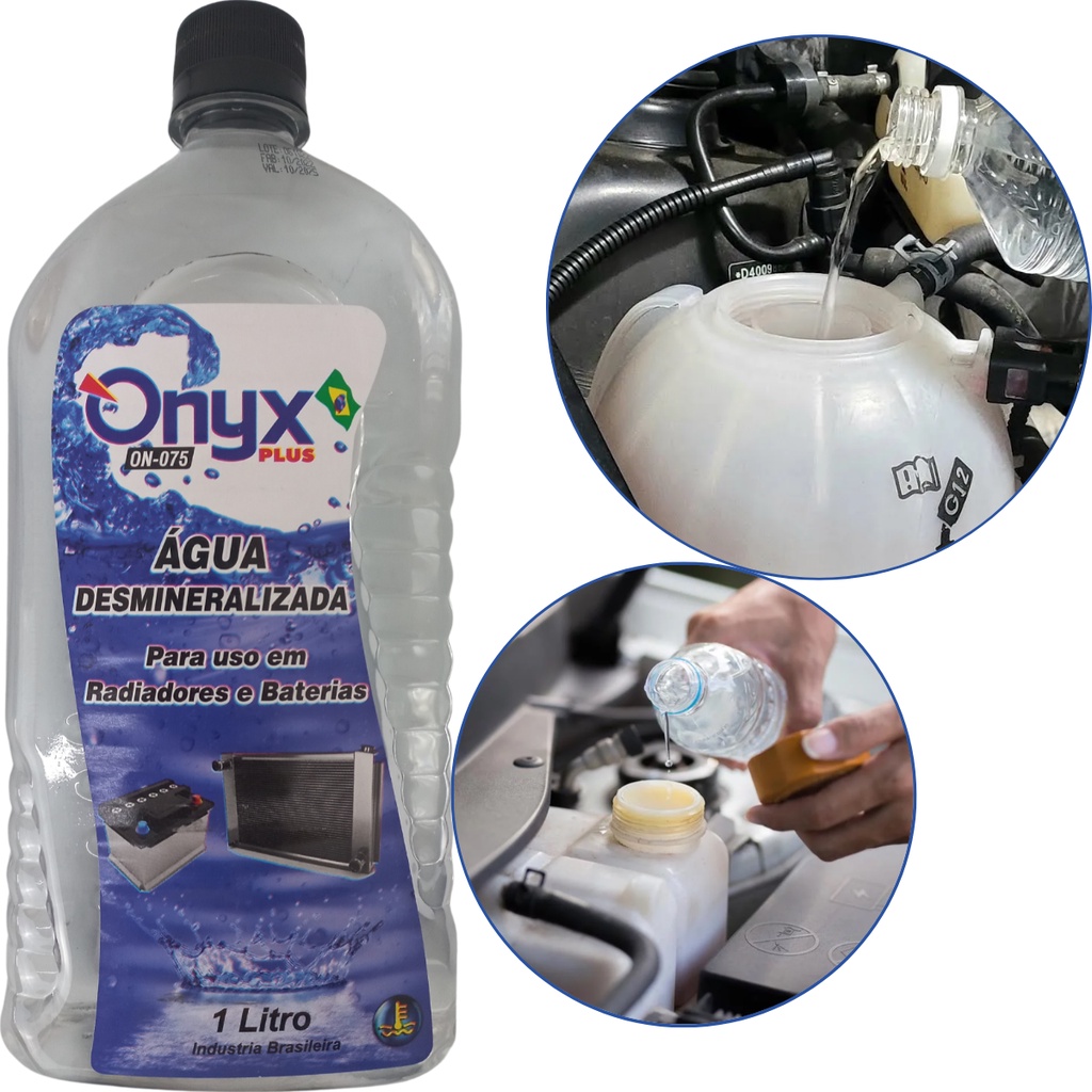 1 Litro Água Desmineralizada Para Radiador e Bateria ON-075 em Oferta na Shopee
