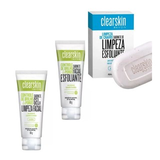 Sabonete Facial Esfoliante e em Gel Clearskin 50g