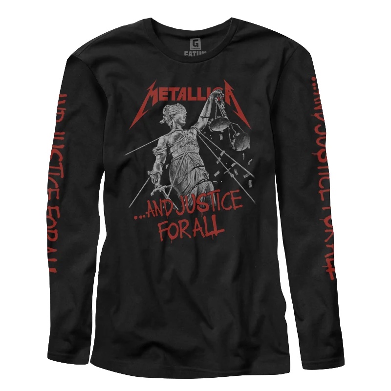 Camiseta Metallica and Justice For All II Manga longa