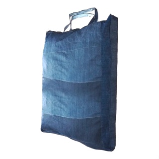 Sacolão Grosso Jeans Em Retalhos Reforçado Sacoleiro 120L em Oferta na Shopee