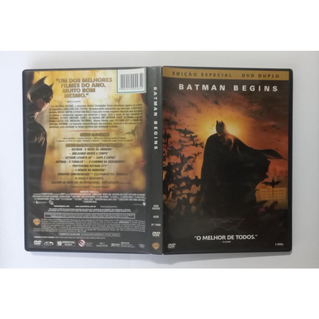 DVD Batman Begins - Edição Especial - DVD Duplo