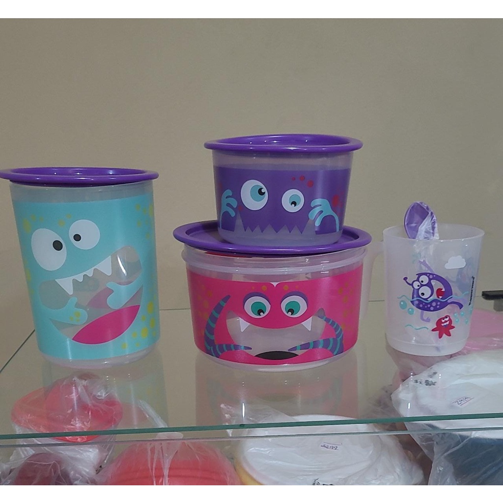 Kit Tupperware Monstrinhos | Shopee Brasil