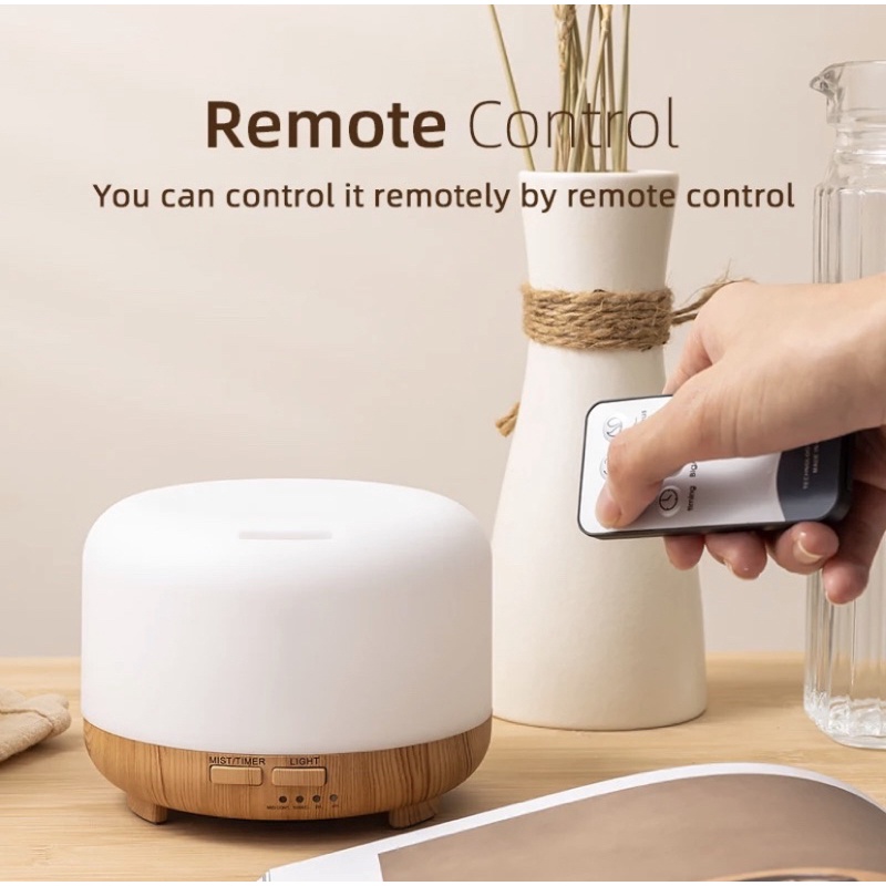 Umidificador Aromatizador Difusor Aromaterapia Ultrassonico 300ML ou 500ml