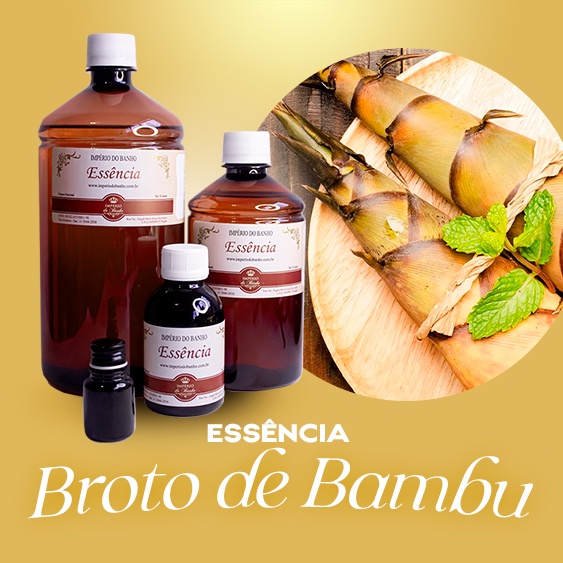 Imagem Essência Concentrada Broto de Bambu 100ml Aroma Cheirinho Zen para Vela Sabonete Artesanal