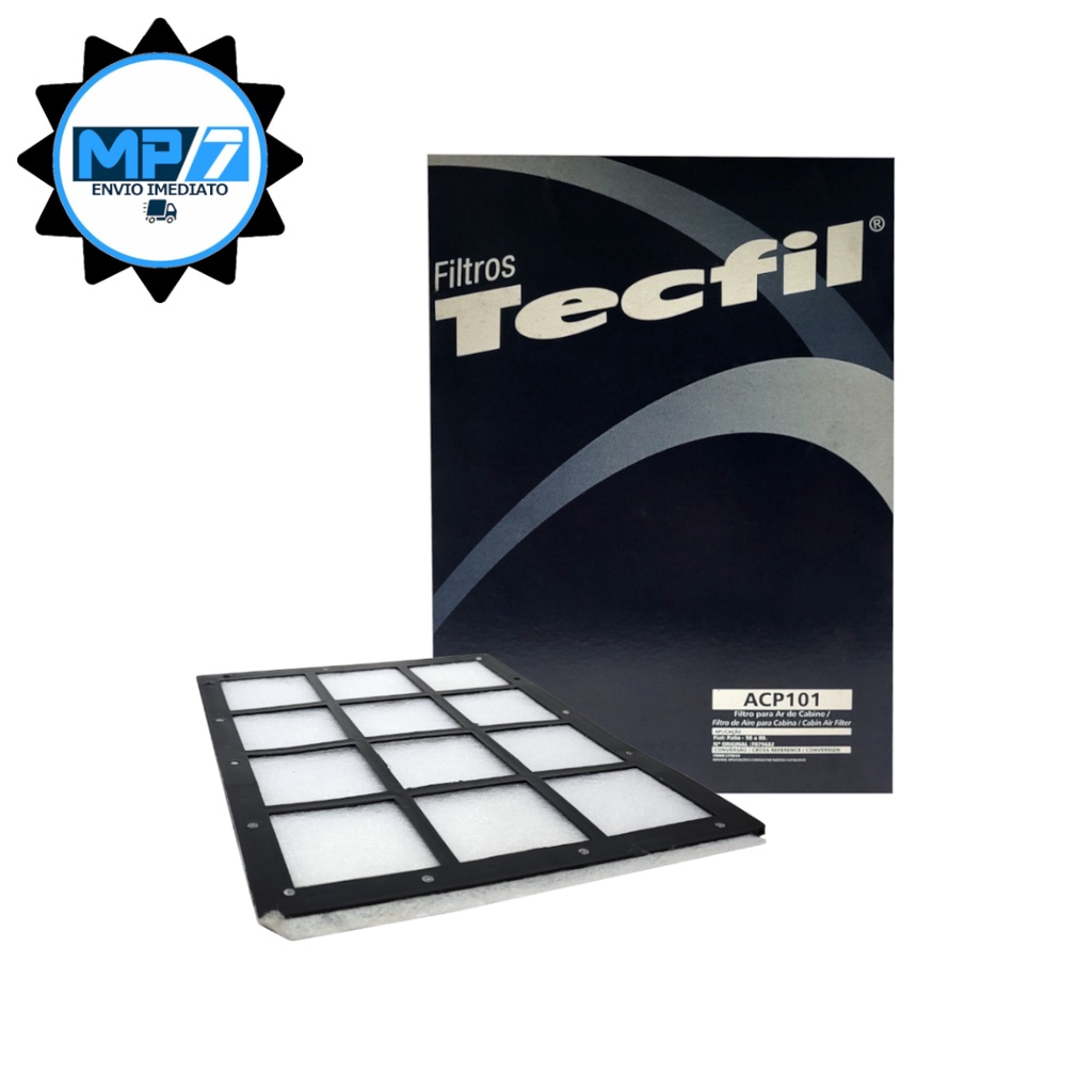 Filtro Cabine Ar Condicionado Tecfil Fiat Palio/Siena/Strada ACP101