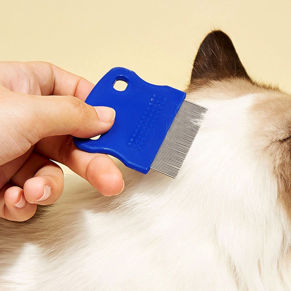 ente Anti Pulgas Tira Para Cães Cachorros Gatos Pente Fino