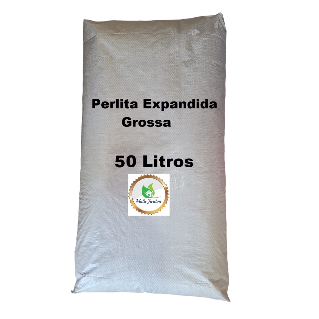 50 Litros de Perlita Expandida Grossa Substrato Inerte Orgânico Suculentas Cactos Rosa Deserto
