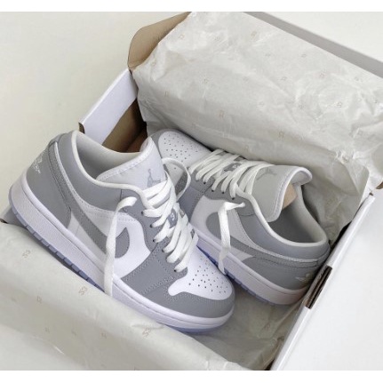 T nis NK AirForce Dunk Low Cano Baixo Cinza Branco Corre Que Ta