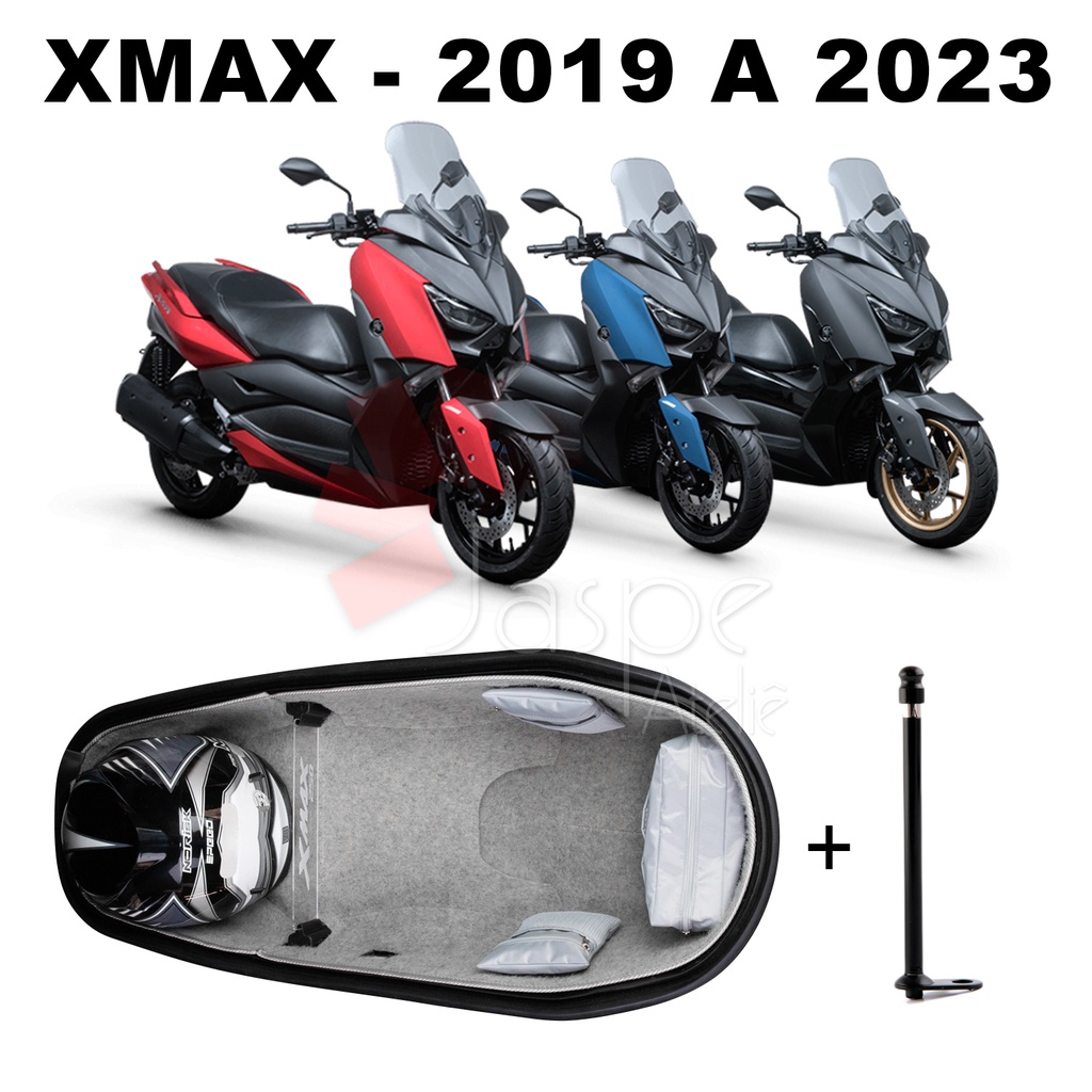 Forração Xmax 250 2019 2020 2021 2022 2023 2024 Forro Premium Cinza + Divisória P + 1 Antena