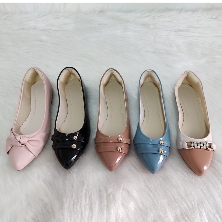 Sapatilha Feminina Bico Fino Casual Confortável Elegante