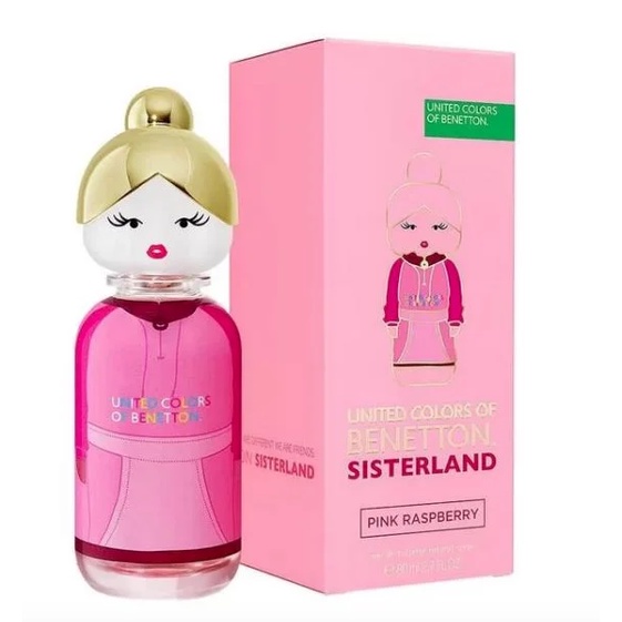 Perfume Sisterland United Colors of Benetton Pink Raspberry Feminino Eau de Toilette 80ml