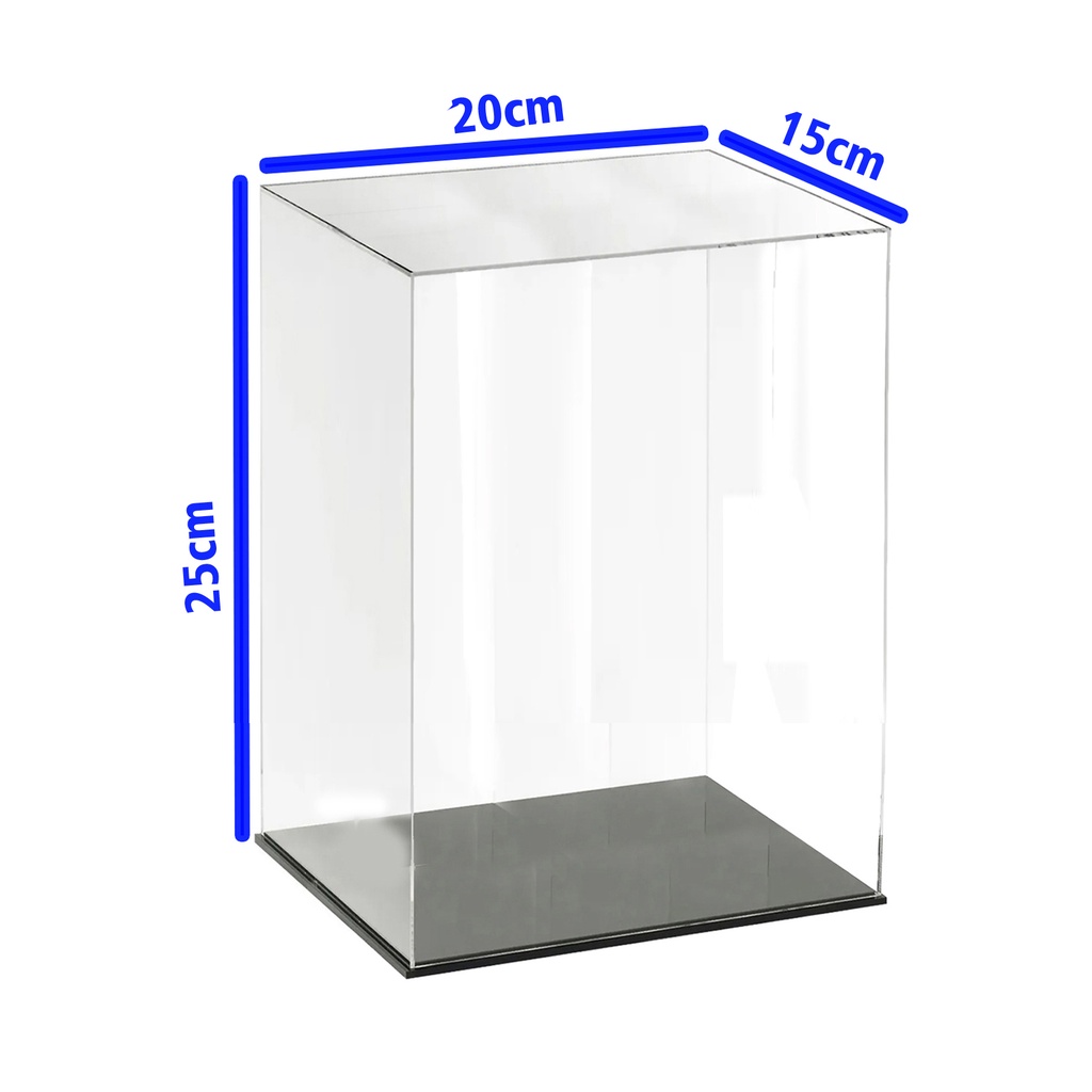 Expositor Caixa Acrílica Para Coleção Vitrine 20x15x25(a)cm em Oferta na Shopee