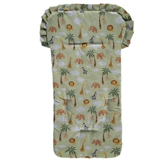 Capa de carrinho Novo colchonete de bebê universal safari verde