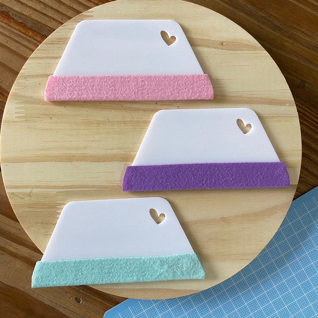 (6 / 14cm) - Espátula com Feltro para aplicação / vinil adesivo / papeis/ KIT OU UNIDADE A ESCOLHER em Oferta na Shopee