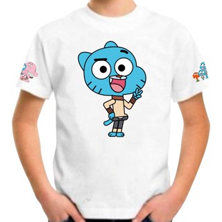 Camiseta Personalizada Gumball Personagens