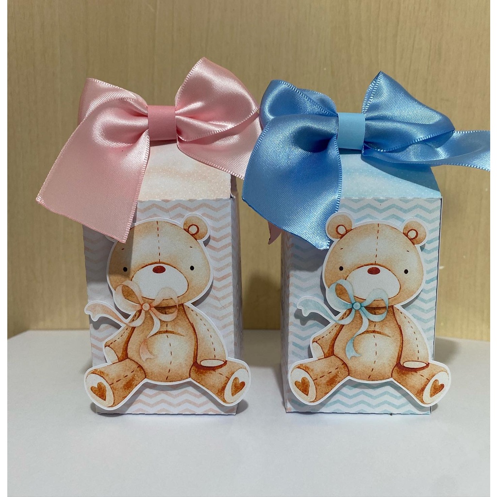 Caixinhas personalizadas, milk, cone e sushi, lembrancinhas, decoração  de festa aniversário Chá revelação azul e rosa
