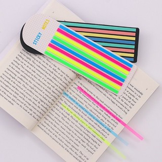 Kit 2 Adesivos Coloridos Transparentes Material Escolar 6512