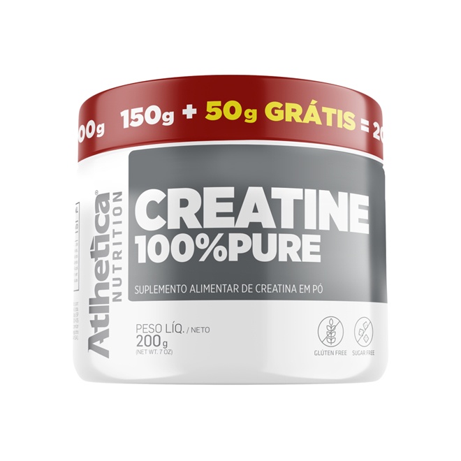 Creatina 100% Pure (200g) - Atlhetica Nutrition