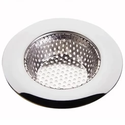 Ralo Para Pia Em Inox Cozinha Borda 9 Cm Diâmetro