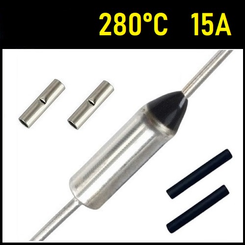 1 Fusível Térmico 15A 280C 280°C 280 Graus 250V