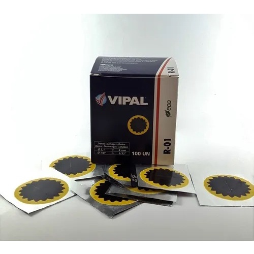 Remendo A Frio R-01 40 Mm - Caixa 120 Peças - Vipal em Oferta na Shopee