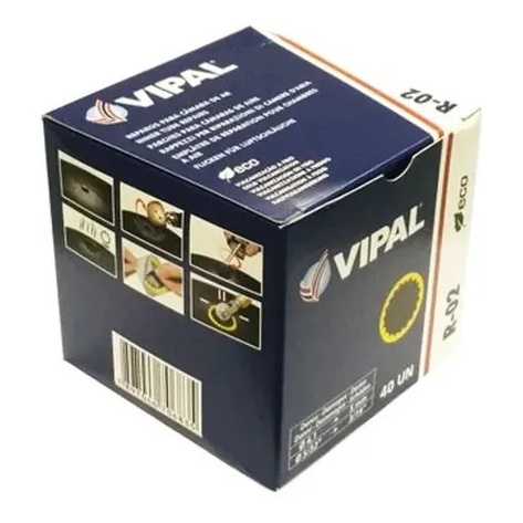 Remendo A Frio R-02 50 Mm - Caixa Com 80 Peças - Vipal em Oferta na Shopee