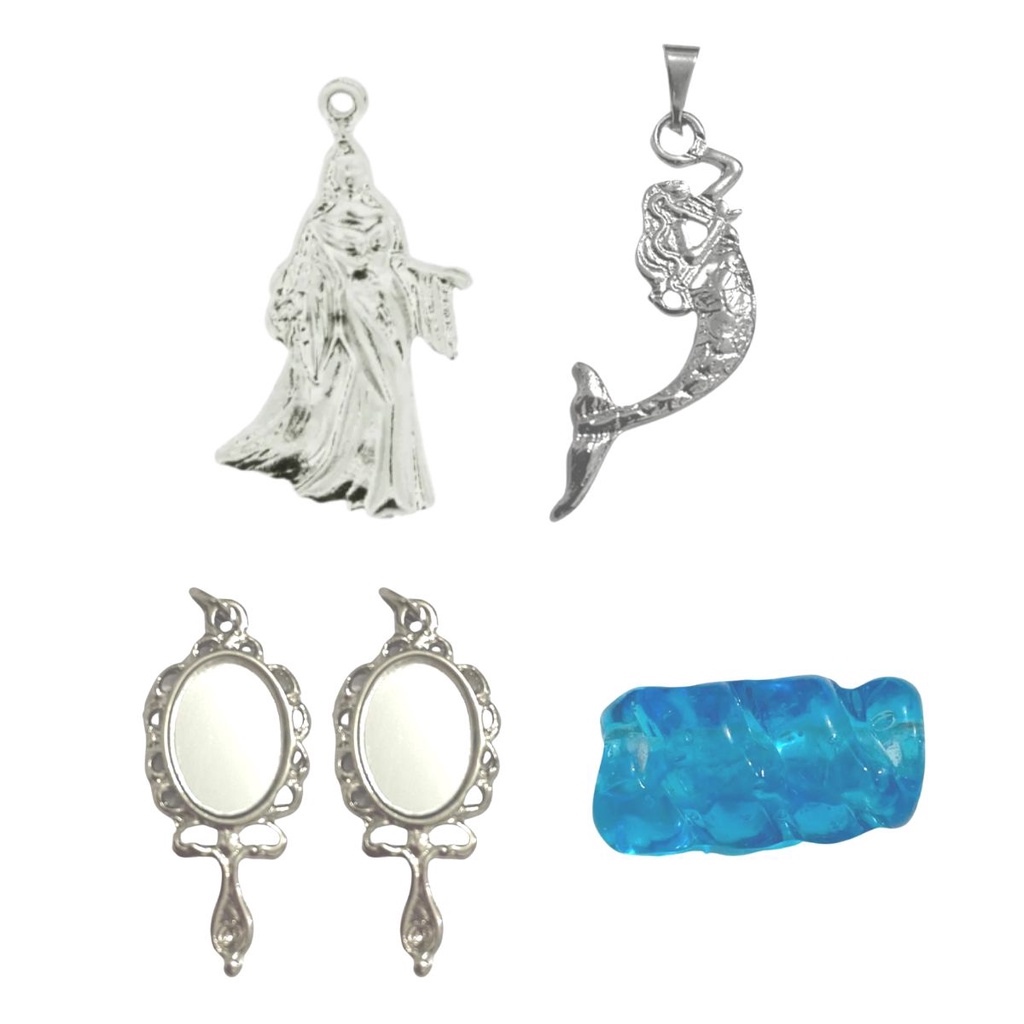 Kit 4 Pingentes + Firma Para Guia de Iemanjá Orixás Umbanda em Oferta na Shopee