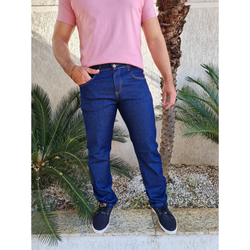 Calça Jeans Masculina Tradicional Básica Elastano Anticorpus