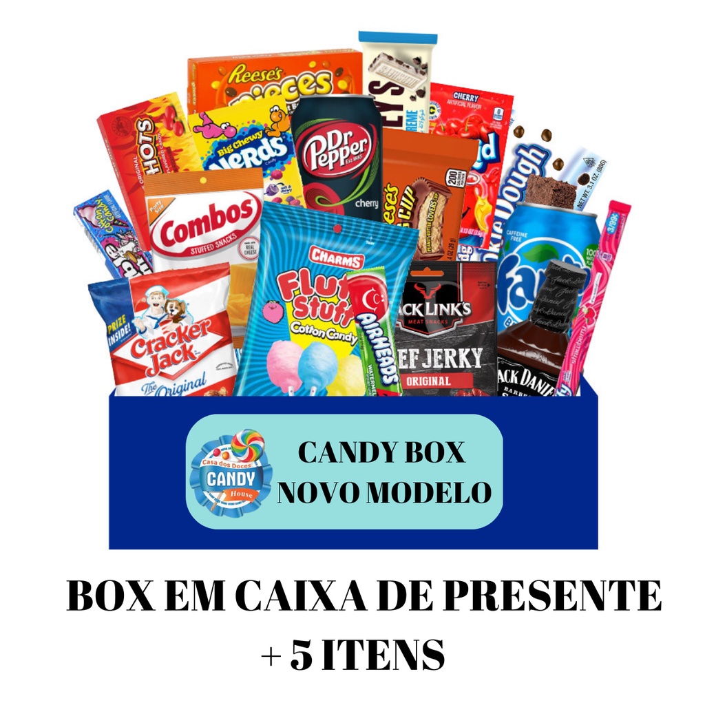 Candy Box Produtos Importados Premium Infantil P/ Crianças 5 itens