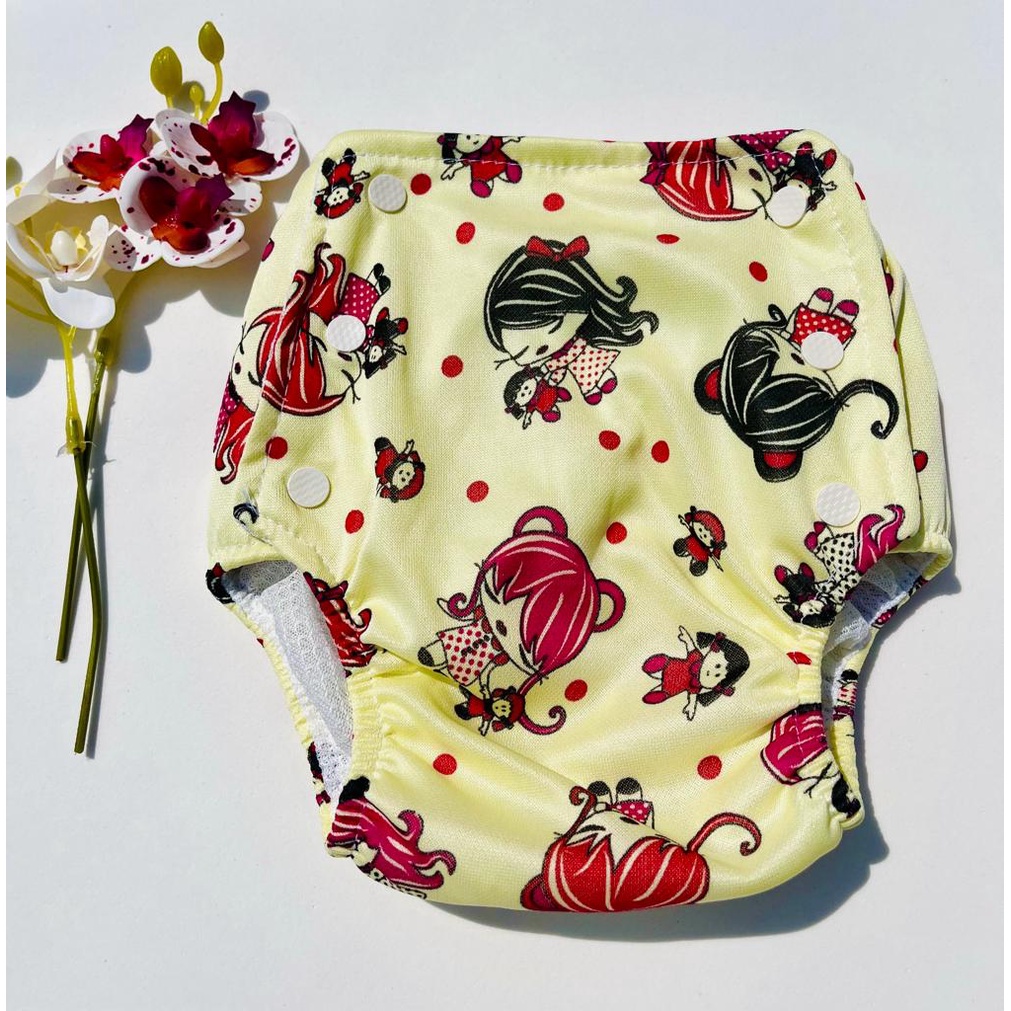 Fralda Ecológica e Reutilizável Impermeável Calça Enxuta