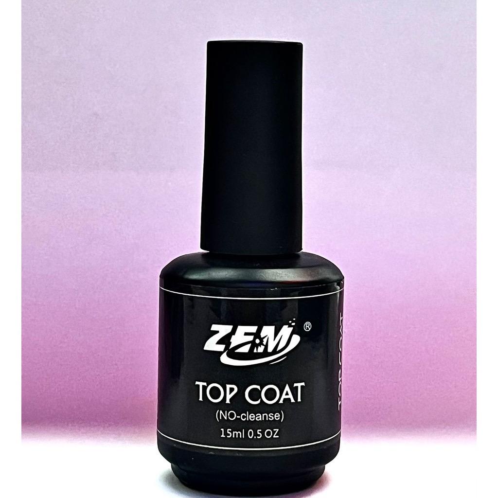 Top Coat Zem 15ml Selante Unhas Porcelana Acrigel Extra Brilho