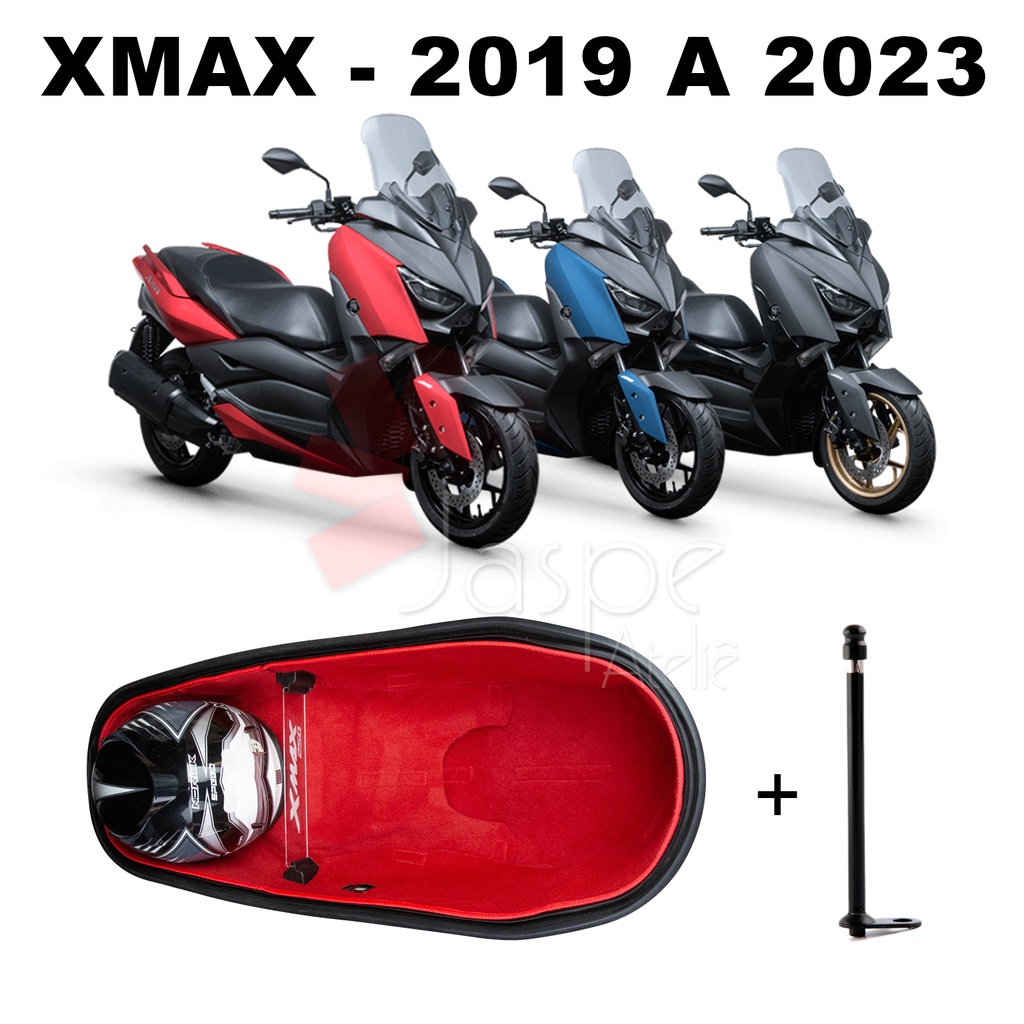 Forração Xmax 250 2019 2020 2021 2022 2023 2024 Forro Vermelho + Divisória P + 1 Antena