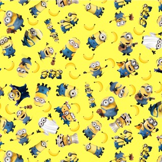 Tecido Microfibra Estampa Digital 50cmX1,50 - Minions 2