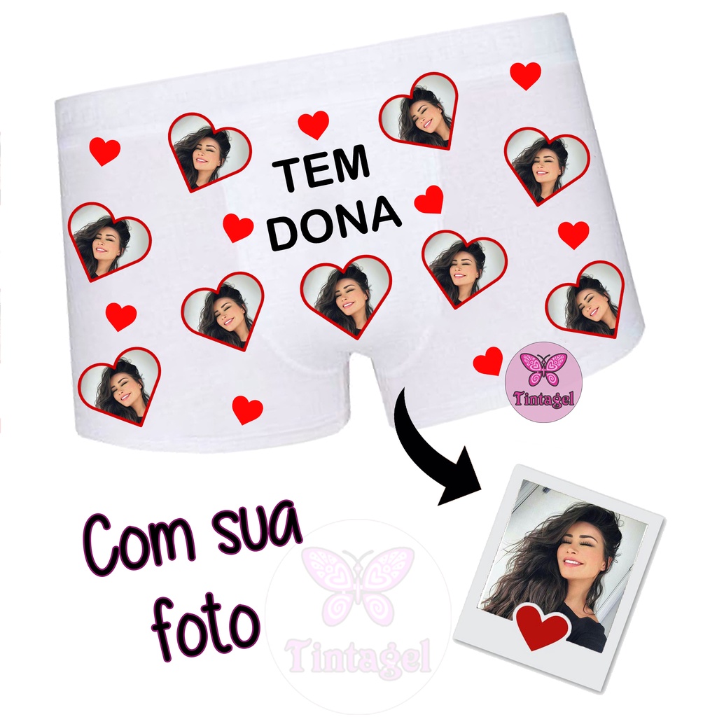 Cueca Box Personalizada Dia Dos Namorados Com FOTO Shopee Brasil