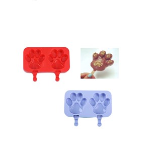 Forma Picolé Patinhas silicone (1 Unidade) Kehome