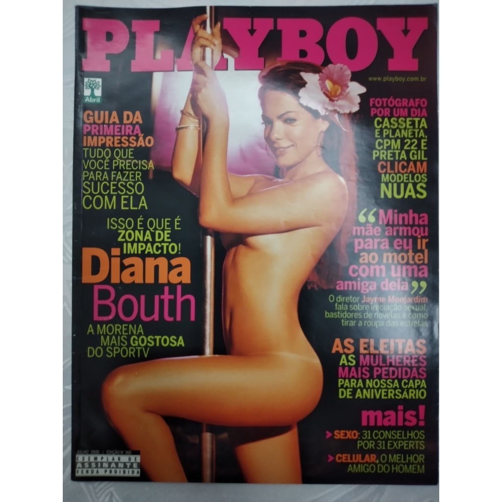 Revista Playboy – Diana Bouth - nº 360 – 07/2005