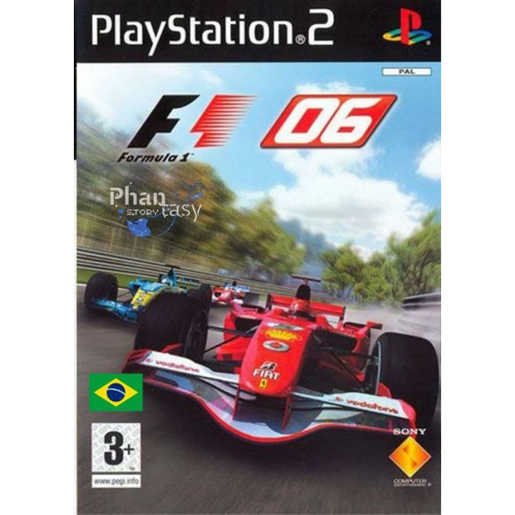 Formula 1 06 legendado em português para PlayStation 2 PS2 desbloqueado