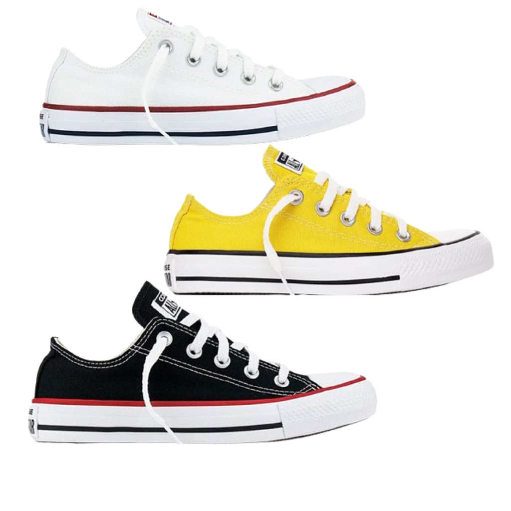 Tenis All Star Feminino Meia Cano Baixo Casual Varias Cores - Faz a Boa!