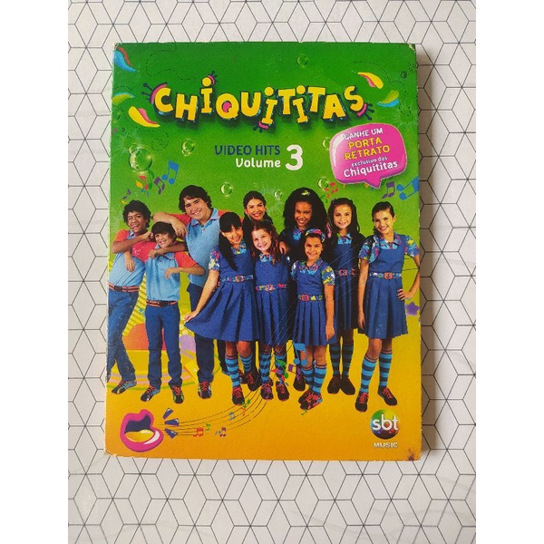 Dvd original Digipack Chiquititas video hits volume 3 + Volume 2