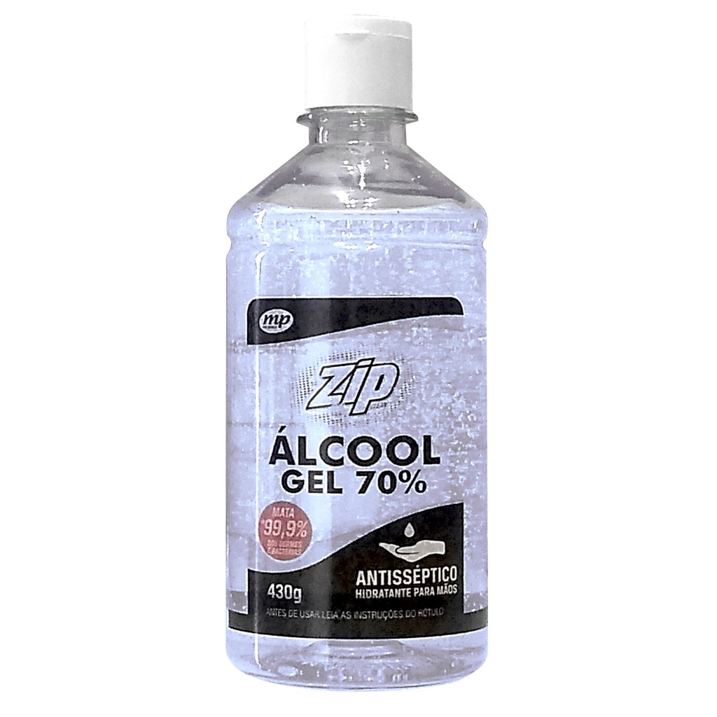 Zip Clean Álcool Antisséptico e Hidratante em Gel 430g