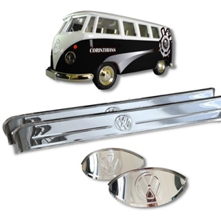 Calha de Chuva Kombi + Pestana Farol Aco inox 1976 a 2014 em Oferta na Shopee