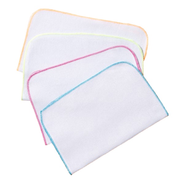 Kit 10 Pano De Pia Atacado Branco Overloque Premium em Oferta na Shopee