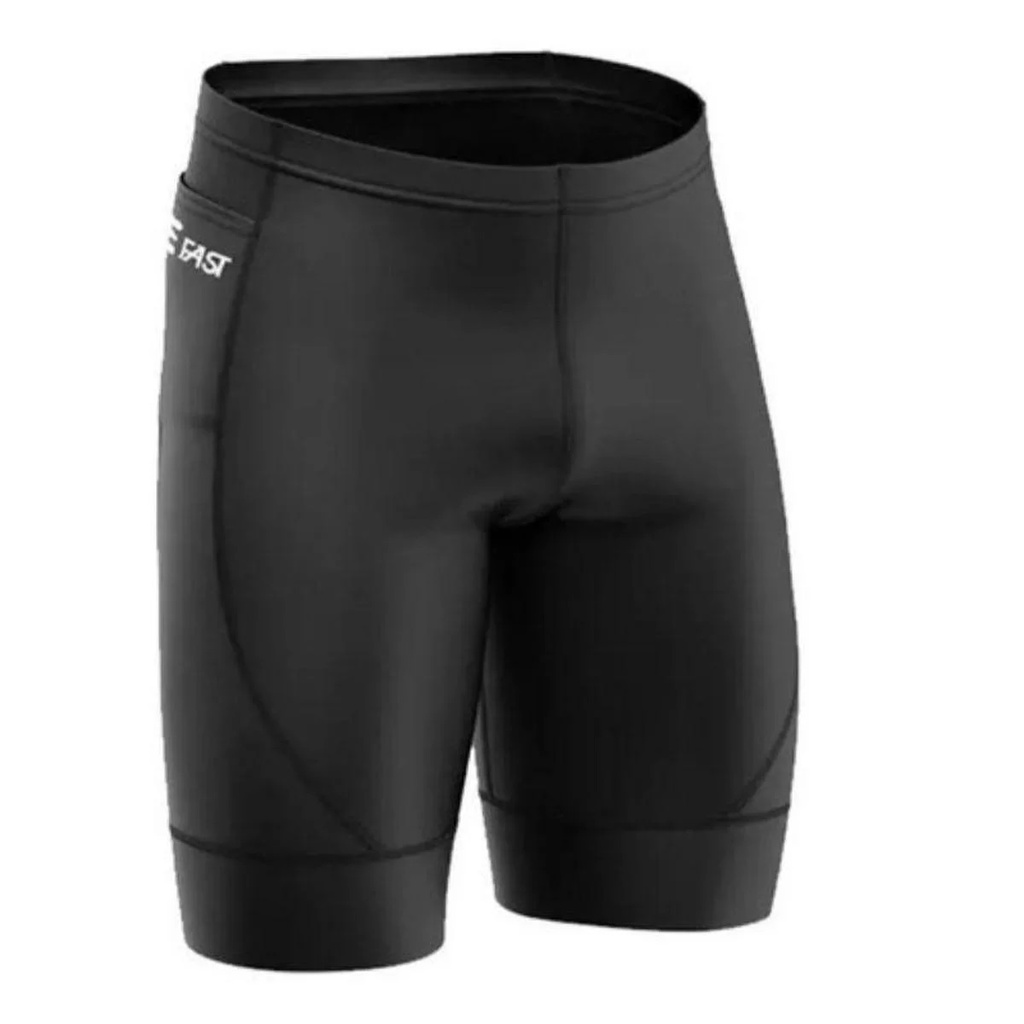 Bermuda de Ciclismo Preta Masculina Befast Confortável Para Pedalar Com Forro de Espuma e Bolso - Short Ciclista Bike