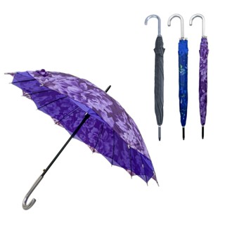 Sombrinha Grande 16 Varetas Guarda-chuva Longa Masculina Feminina