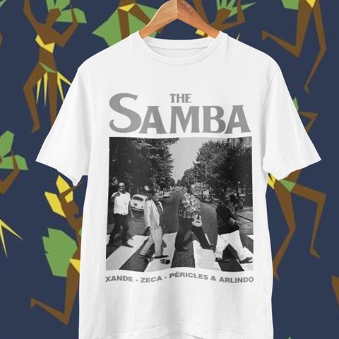 Camiseta unissex The Samba Xande Zeca Pagodinho Pericles Arlindo